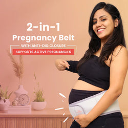 2-in-1 Belly Wrap : Pregnancy Support Belt By Quilt Comfort