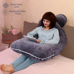 U Shape Pregnancy Pillow (With Velvet Cover)