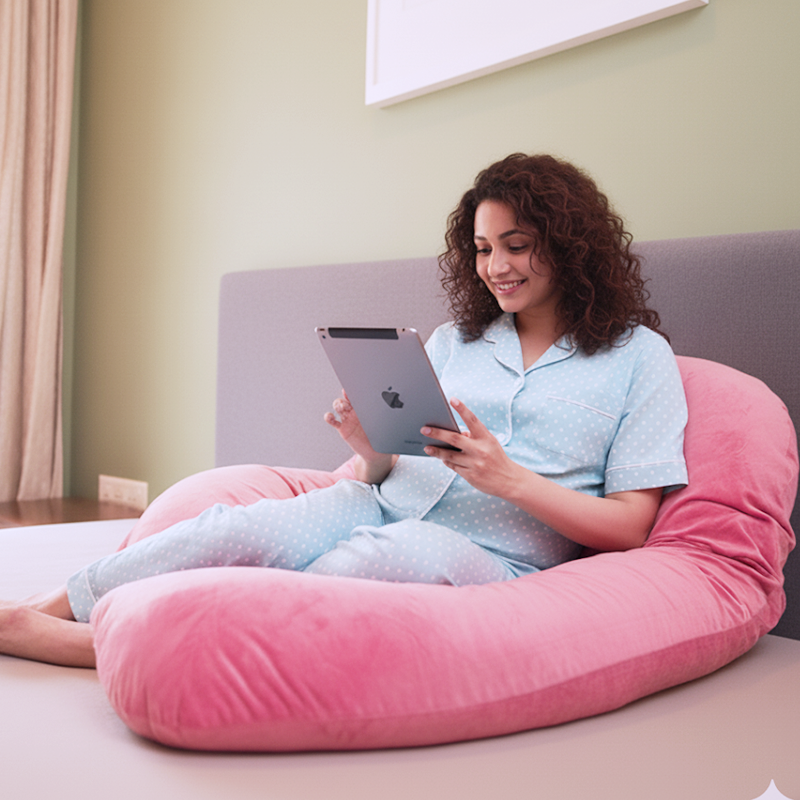 Luxury Cozy Plush U Shape Pregnancy Pillow XL Size