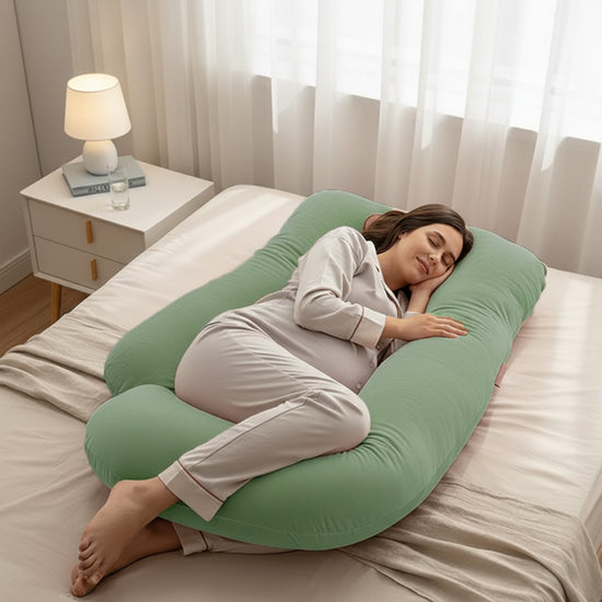 Luxury Cozy Plush G Shape Pregnancy Pillow XL Size