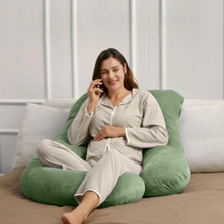 Cozy Plush G Shape Pregnancy Pillow XL Size