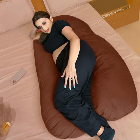 Luxury Cozy Plush U Shape Pregnancy Pillow XL Size