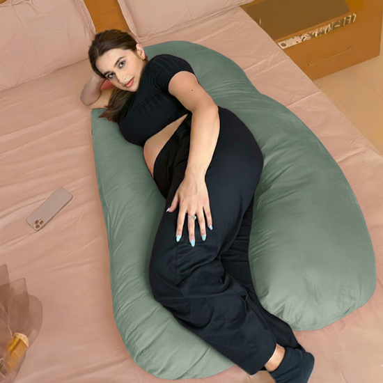 Luxury Cozy Plush U Shape Pregnancy Pillow XL Size