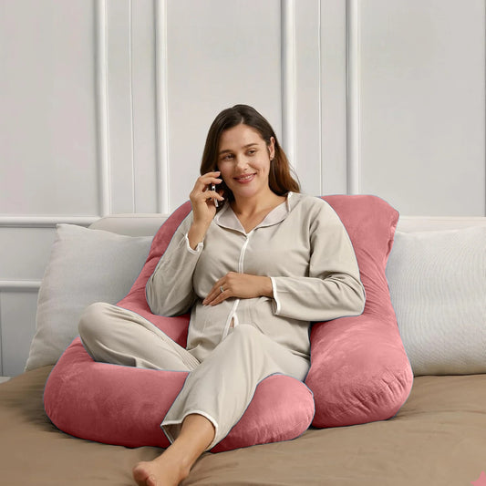 Cozy Plush G Shape Pregnancy Pillow XL Size